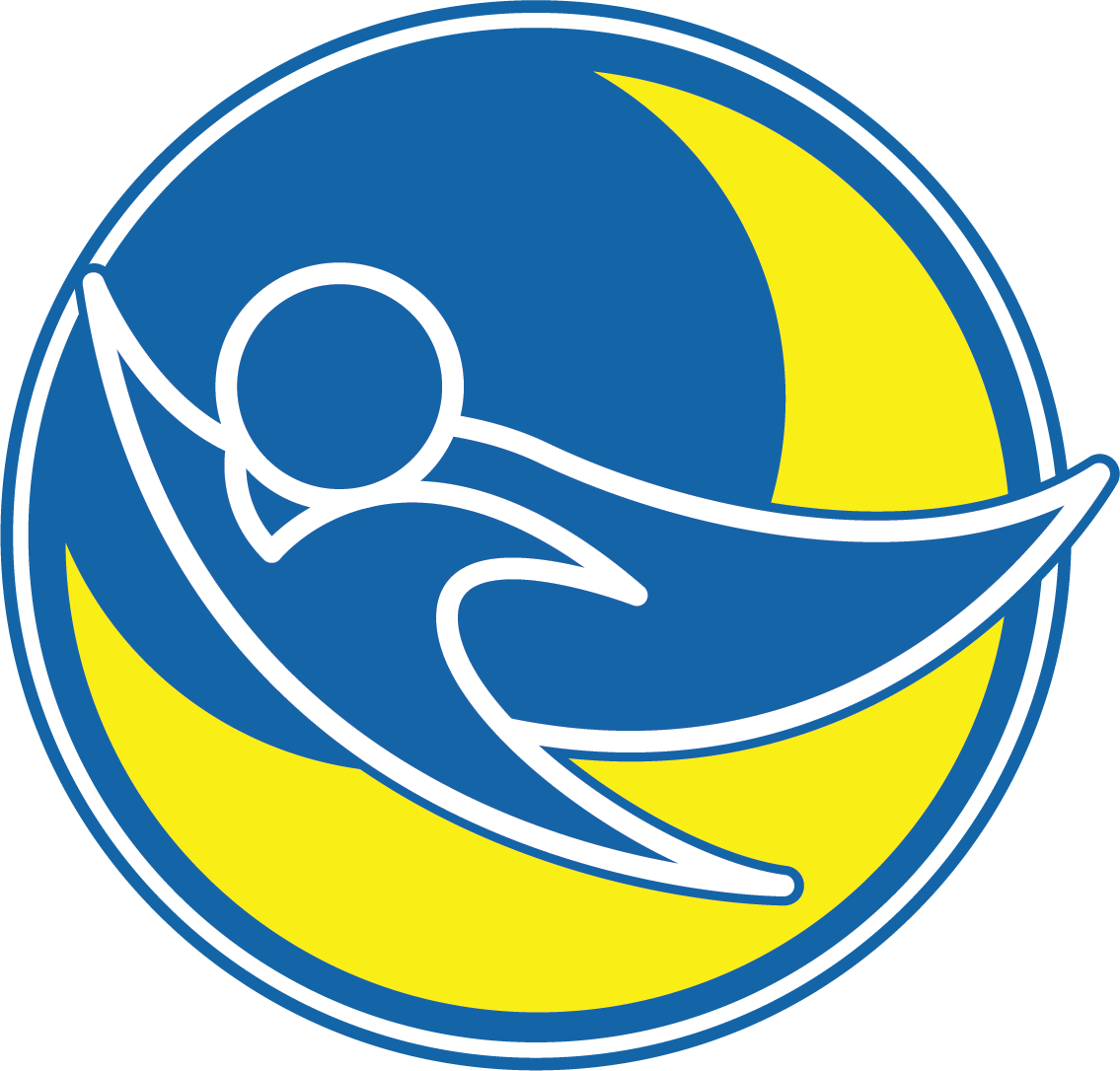 Palmetto Heroes circular logo that's blue and yellow
